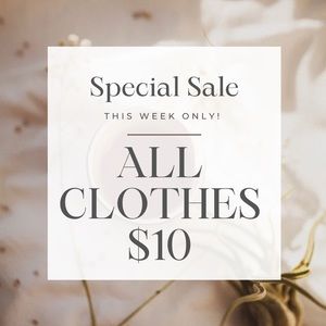 ALL CLOTHES $10 IN MY CLOSET!